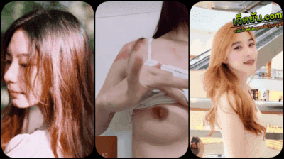 คลิปหลุดไทย น้องดรีมสาวสวยแอบรับงานคอลผ่านไลน์เข้าห้องน้ำบีบนมยั่วเสียว แล้วโดนล่อให้เปิดโชว์หัวนม เขี่ยหัวนมพาเสียว