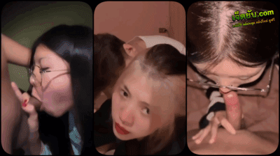 คลิปหลุดสาวแว่น ทำกลุ่มลับกับแฟนโม๊คควยอย่างเด็ดยิ่งตอนเหงยหน้าตอนอมเด็ดจัด ต้านความเสียวไม่ไหวเย็ดสดแตกใน